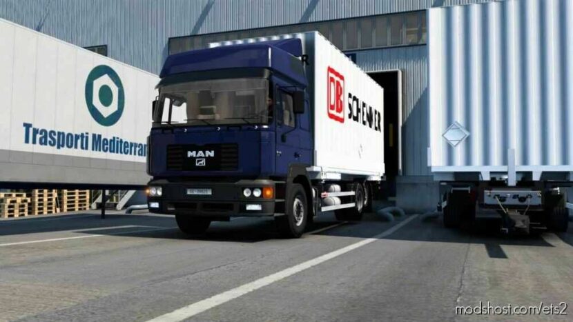 MAN F2000 BDF Jumbo V1.3 [1.46/1.47] for Euro Truck Simulator 2