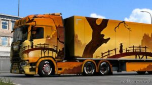 Scania Samurai Painting ART Skin for Euro Truck Simulator 2
