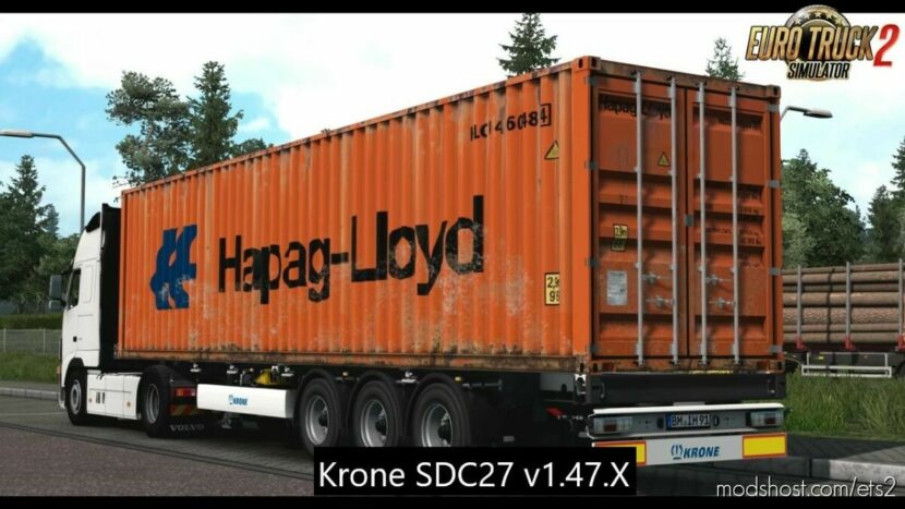 Krone SDC27 Trailer [1.47] for Euro Truck Simulator 2