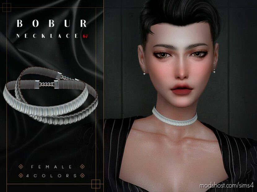 Diamond Choker Necklace for Sims 4