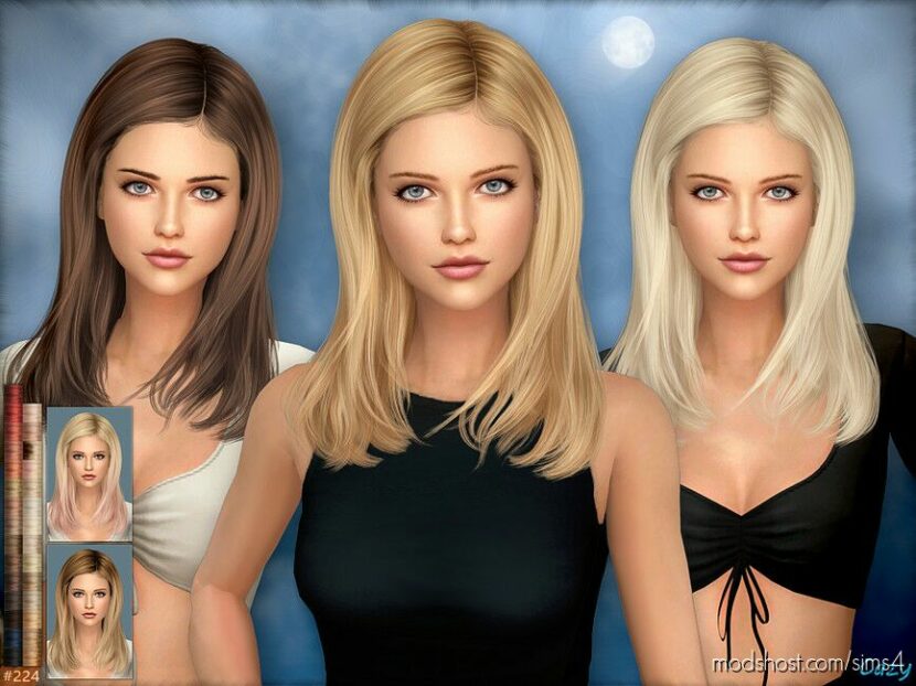 Slayer 4 – Female Hairstyle for Sims 4