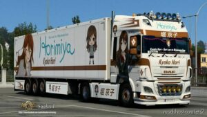 DAF XF 106 Kyouko Hori – Hori SAN To Miyamura KUN Combo Skin for Euro Truck Simulator 2