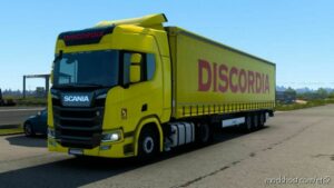 Scania R (Next GEN) And Krone Profi Liner Trailer (Krone DLC Required) Discordia Skin Pack for Euro Truck Simulator 2