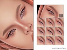 Sims 4 Female Makeup Mod: Basic Eyeliner N209 (Featured)