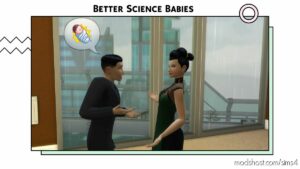 Better Science Babies Interactions for Sims 4