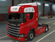 skin SCANIA R TM global transport by maury79 [1.46] for Euro Truck Simulator 2