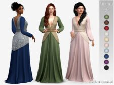Ximena Dress for Sims 4