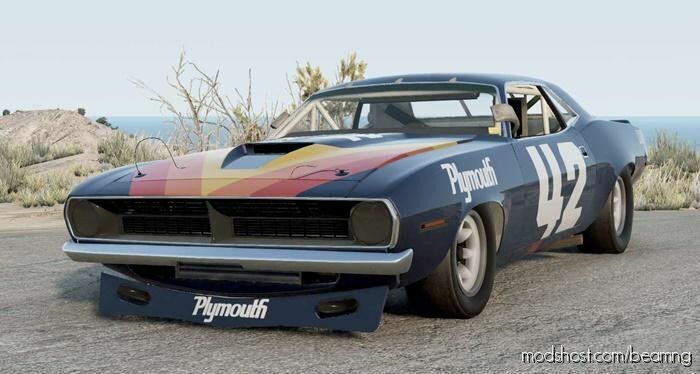 Plymouth Cuda Nile Blue for BeamNG.drive