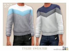 Sims 4 Everyday Clothes Mod: Tyler Sweater (Featured)