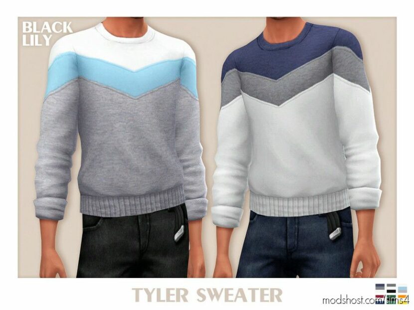 Tyler Sweater for Sims 4