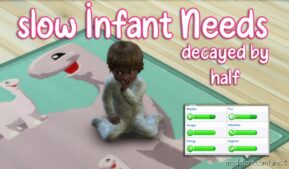 Slow Infant Needs for Sims 4