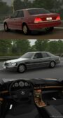 ETS2 Mercedes-Benz Car Mod: W140 S-Class S600 V1.1 1.47 (Image #3)