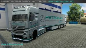 ETS2 Mercedes-Benz Mod: Mercedes Petronas Skin Combo (Image #2)