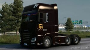 Skin DAF XF Euro 6 UPS By Rodonitcho Mods [1.40] [1.47] for Euro Truck Simulator 2
