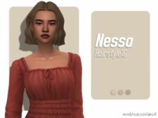 Nessa Hairstyle for Sims 4