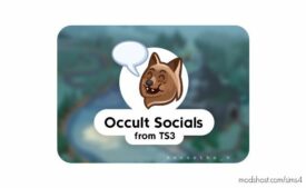 Occult Socials from TS3 for Sims 4