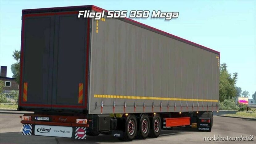 Fliegl SDS 350 Mega Trailer V2.3 [1.47] for Euro Truck Simulator 2