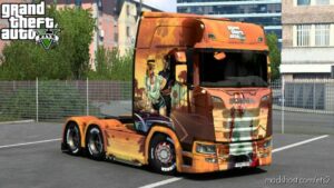 Scania Grand Theft Auto V Skin for Euro Truck Simulator 2