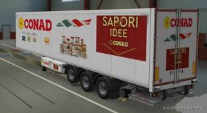 ETS2 Mod: skin trailer CONAD by maury79 1.46 (Image #2)