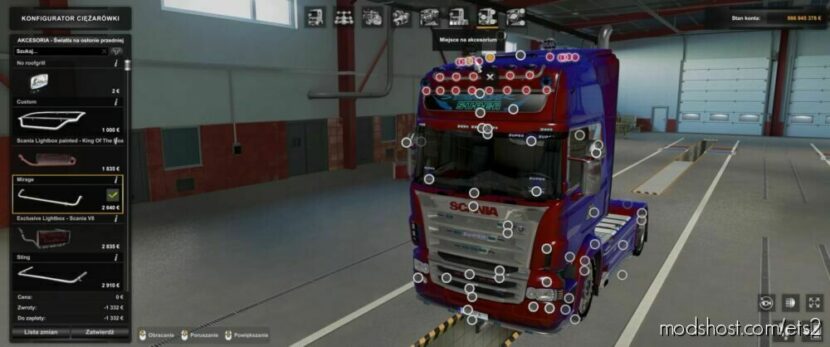 Scania RJL Lightboxes [1.47] for Euro Truck Simulator 2