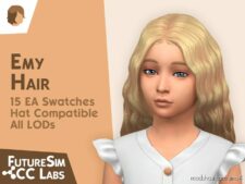 Emy Hair for Sims 4
