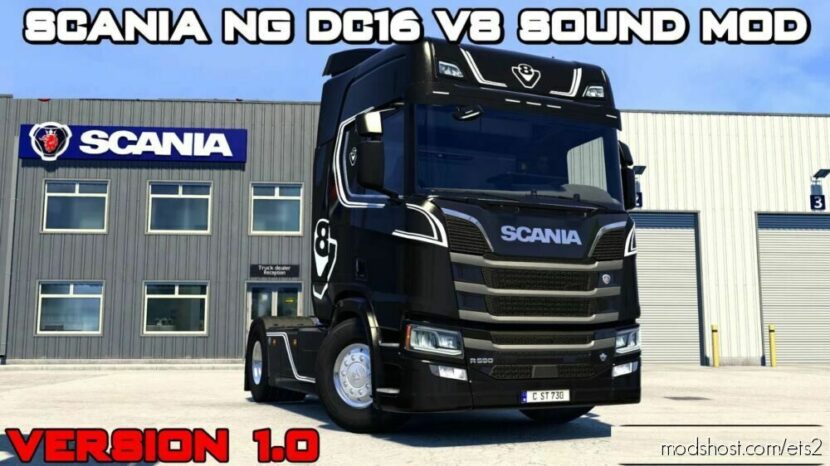 Scania Nextgen DC16 V8 Sound Mod [1.46/1.47] for Euro Truck Simulator 2