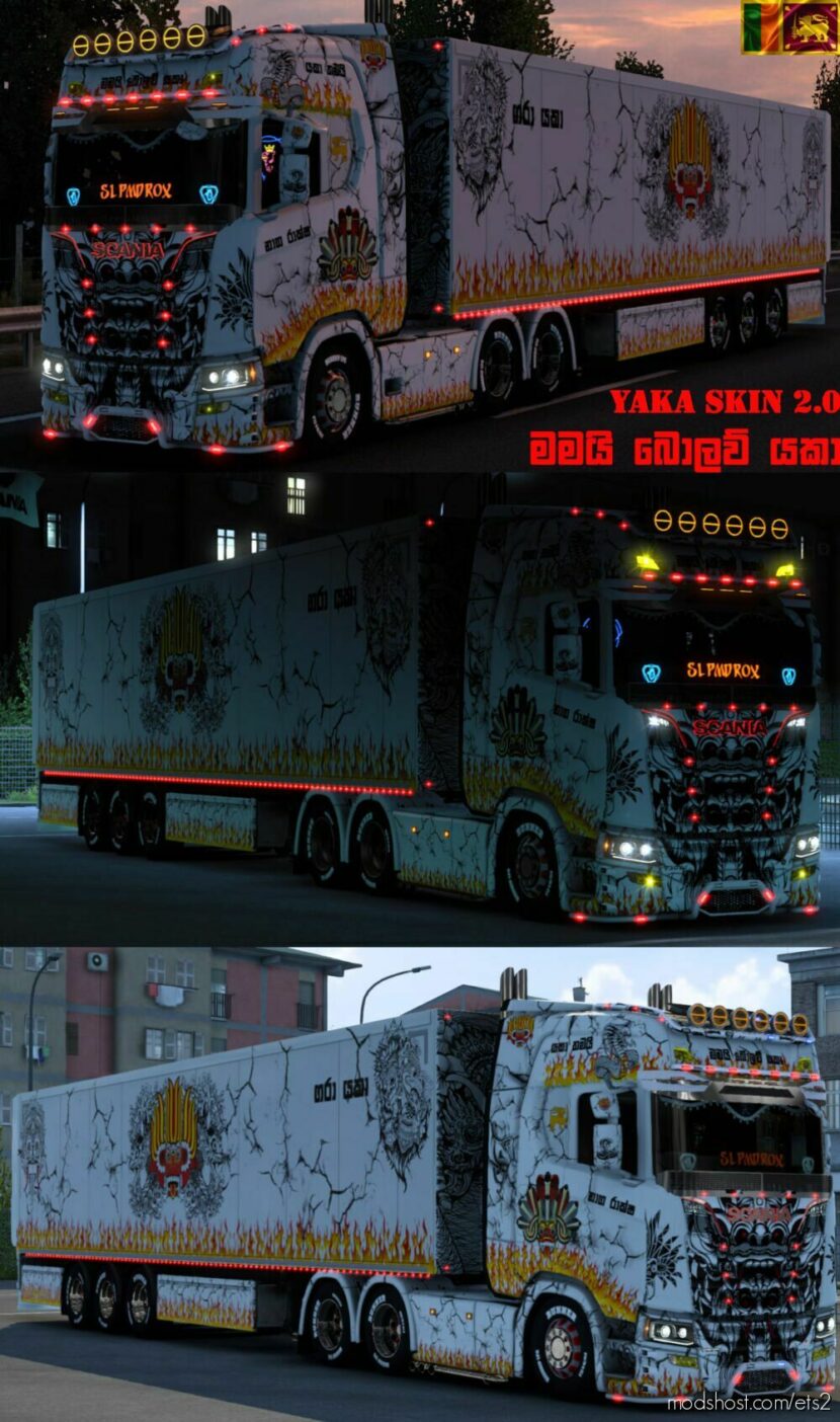 SRI Lanka Yaka Skin 2.0 for Euro Truck Simulator 2