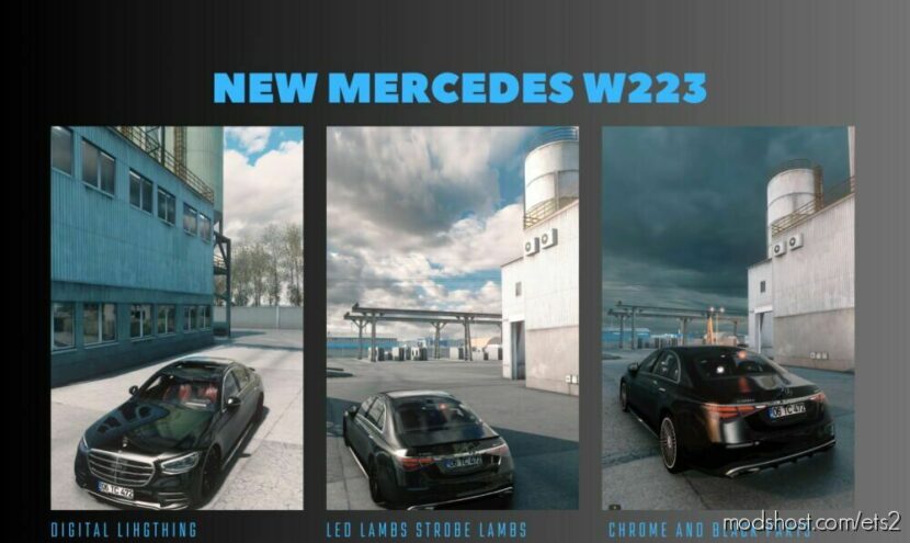Mercedes S-Class 2022 Full Body KIT Mega Pack [1.46/1.47] for Euro Truck Simulator 2
