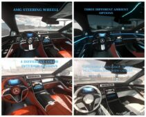 ETS2 Mercedes-Benz Car Mod: Mercedes S-Class 2022 Full Body KIT Mega Pack 1.46/1.47 (Image #3)