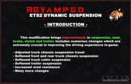 Revamped Dynamic Suspension V6.4.3 [1.47] for Euro Truck Simulator 2