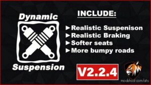 Revamped Dynamic Suspension V2.2.4 [1.47] for American Truck Simulator