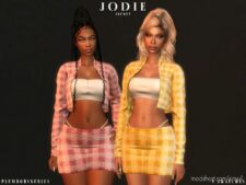 JODIE Set (Jacket+skirt) for Sims 4