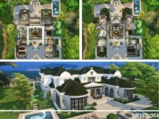 Sims 4 House Mod: Eucalyptus Lane Mansion No CC (Image #3)