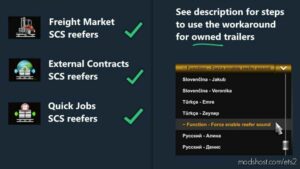ETS2 Mod: Reefer Trailer Sound Addon V1.0.9 (Image #2)