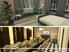 Sims 4 House Mod: Eucalyptus Lane Mansion No CC (Image #7)