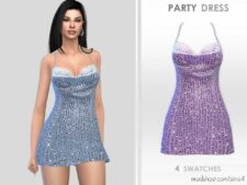 Party Dress for Sims 4