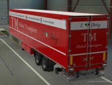 skin trailer red iloveitaly TM global transport bymaury79 [1.47] for Euro Truck Simulator 2