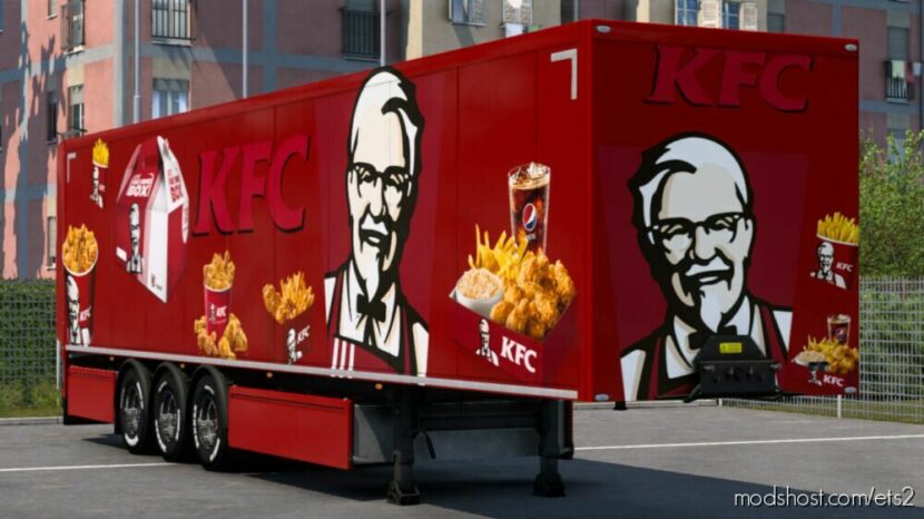 KFC Trailers Skin for Euro Truck Simulator 2