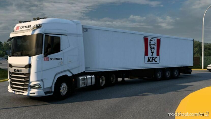 Skin Krone Cool Liner KFC 2018 By Rodonitcho Mods [1.40-1.47] for Euro Truck Simulator 2