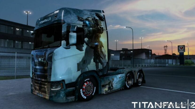 Scania Titanfall 2 Skin for Euro Truck Simulator 2