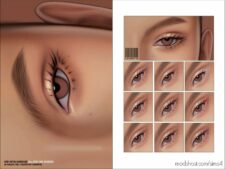 2D Natural Eyelashes N26 (All Ages) for Sims 4