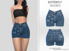 Butterfly Shorts for Sims 4
