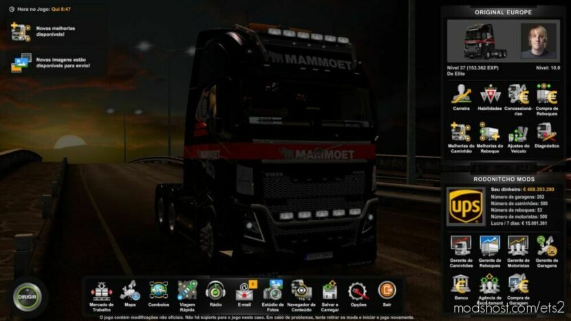 Profile Original Europe By Rodonitcho Mods [1.47] for Euro Truck Simulator 2