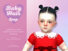 Baby Loop Hair for Sims 4