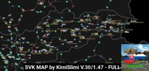 ETS2 Mod: SVK Map By Kimislimi V.30 1.47 (Demo – Fixed) (Image #2)