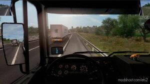 Mini Mirrors Borderless [1.47] for Euro Truck Simulator 2
