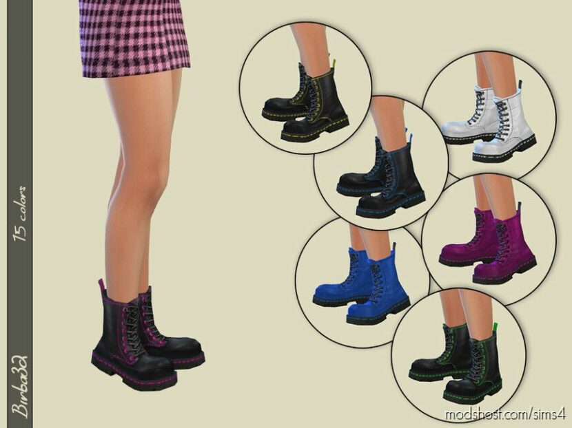 Anfibi Shoes for Sims 4