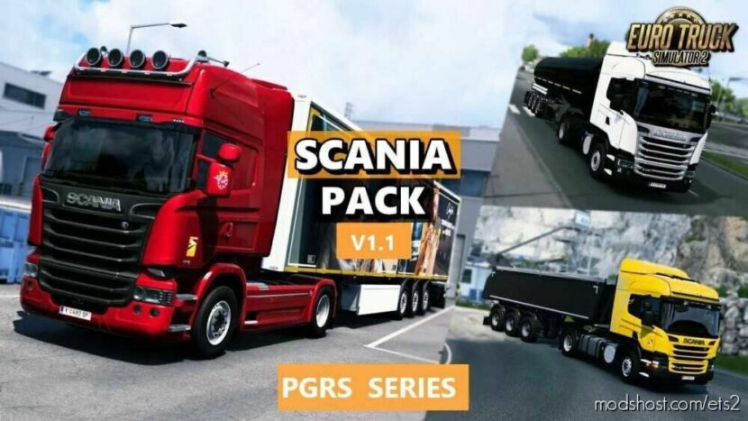 Scania P-G-R And Streamline Series V1.1 for Euro Truck Simulator 2