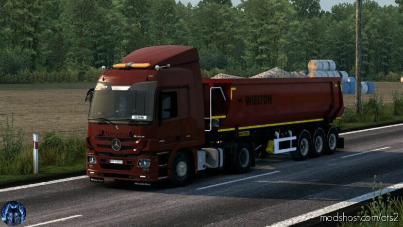 Mercedes Actros MP3 Reworked V4.2 [Schumi] [1.47] for Euro Truck Simulator 2