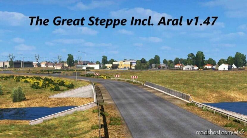 The Great Steppe Incl. Aral Map [1.47] for Euro Truck Simulator 2